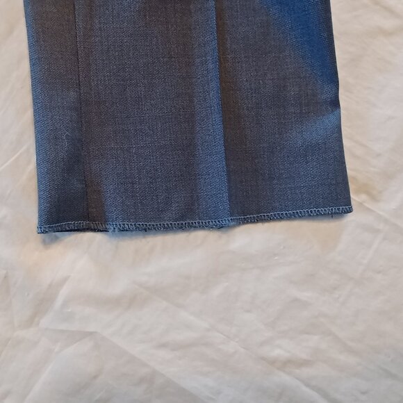 NEW $260 Armani Exchange Men's Steele Blue Modern Fit Flat Front Solid Dress 30L - Picture 7 of 11